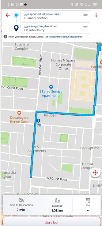TVS Connect existing navigation screen audit